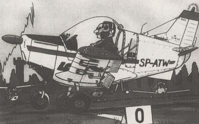 Kartka pocztowa wydana po zdobyciu przez pil. Witolda Świadka i naw. Andrzeja Korzeniowskiego II miejsca w 1984 r. we Włoszech IV Samolotowych Rajdowych Mistrzostw Świata